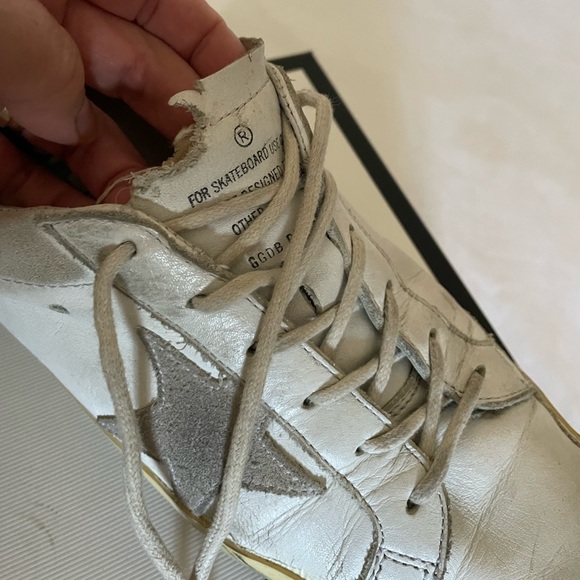 Golden Goose white Superstar w/ Glitter - Picture 5 of 5